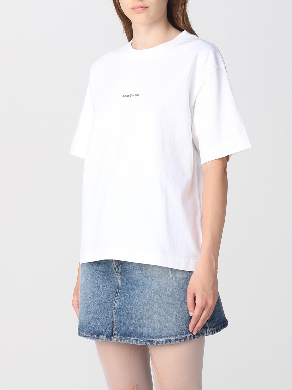 ACNE STUDIOS CAMISETA: Camiseta mujer Acne Studios, Blanco - Img 4