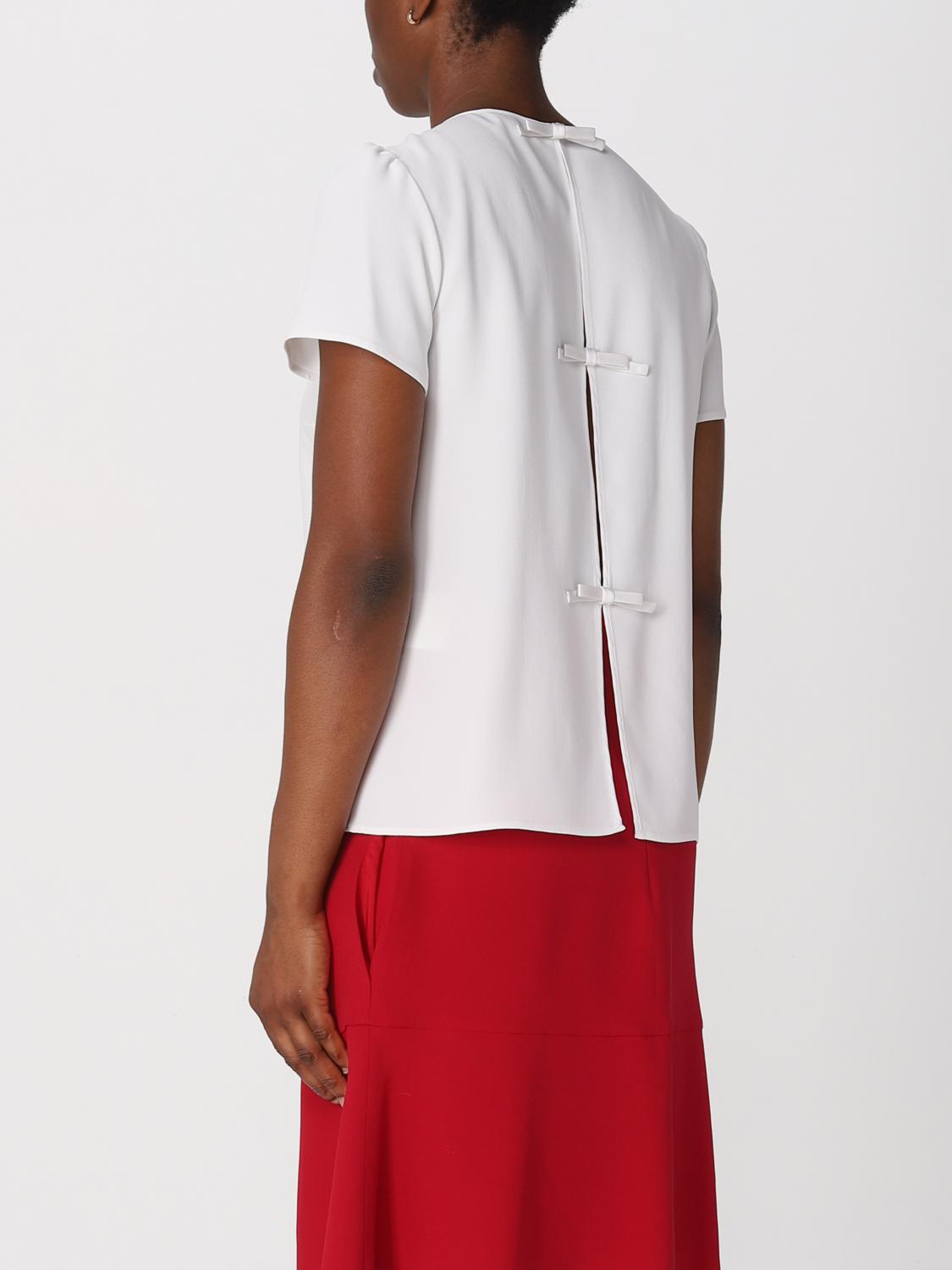 RED VALENTINO TOP: Camisa mujer Red Valentino, Blanco - Img 2