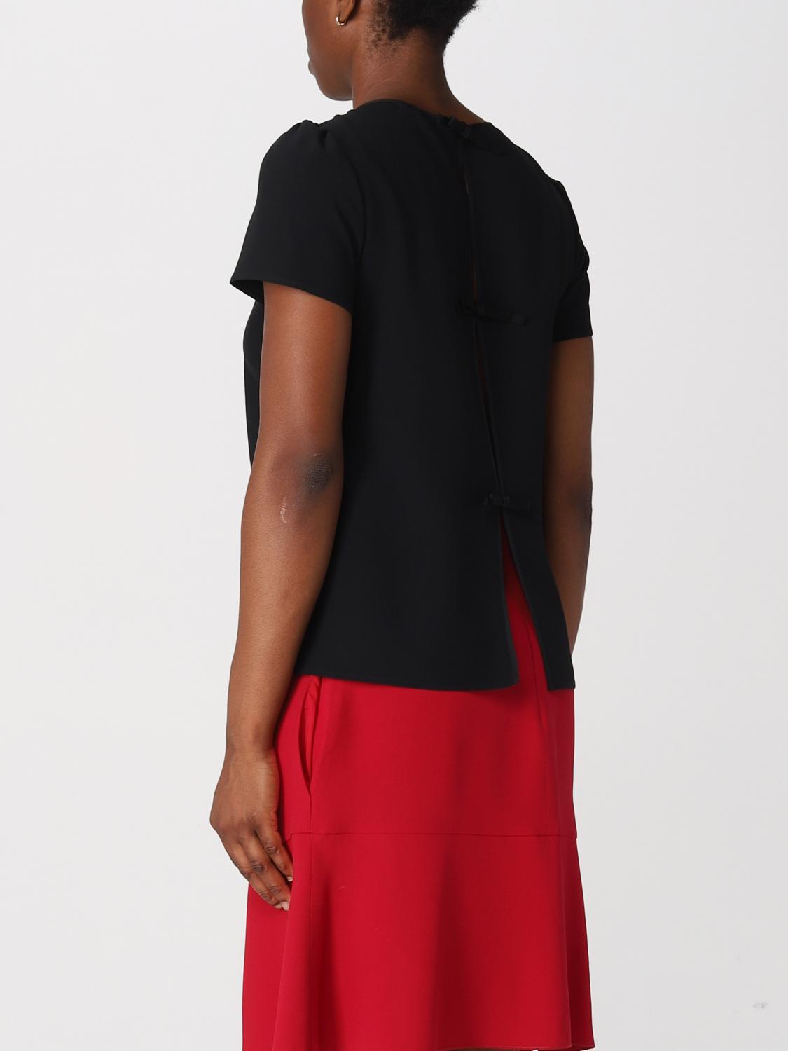 RED VALENTINO TOP: Camisa mujer Red Valentino, Negro - Img 2