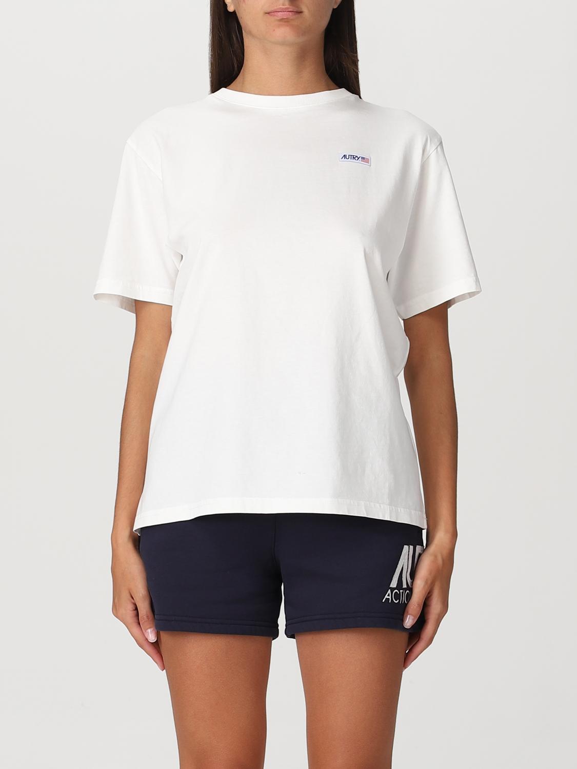 AUTRY：Tシャツ レディース - ホワイト | GIGLIO.COMオンラインのAutry