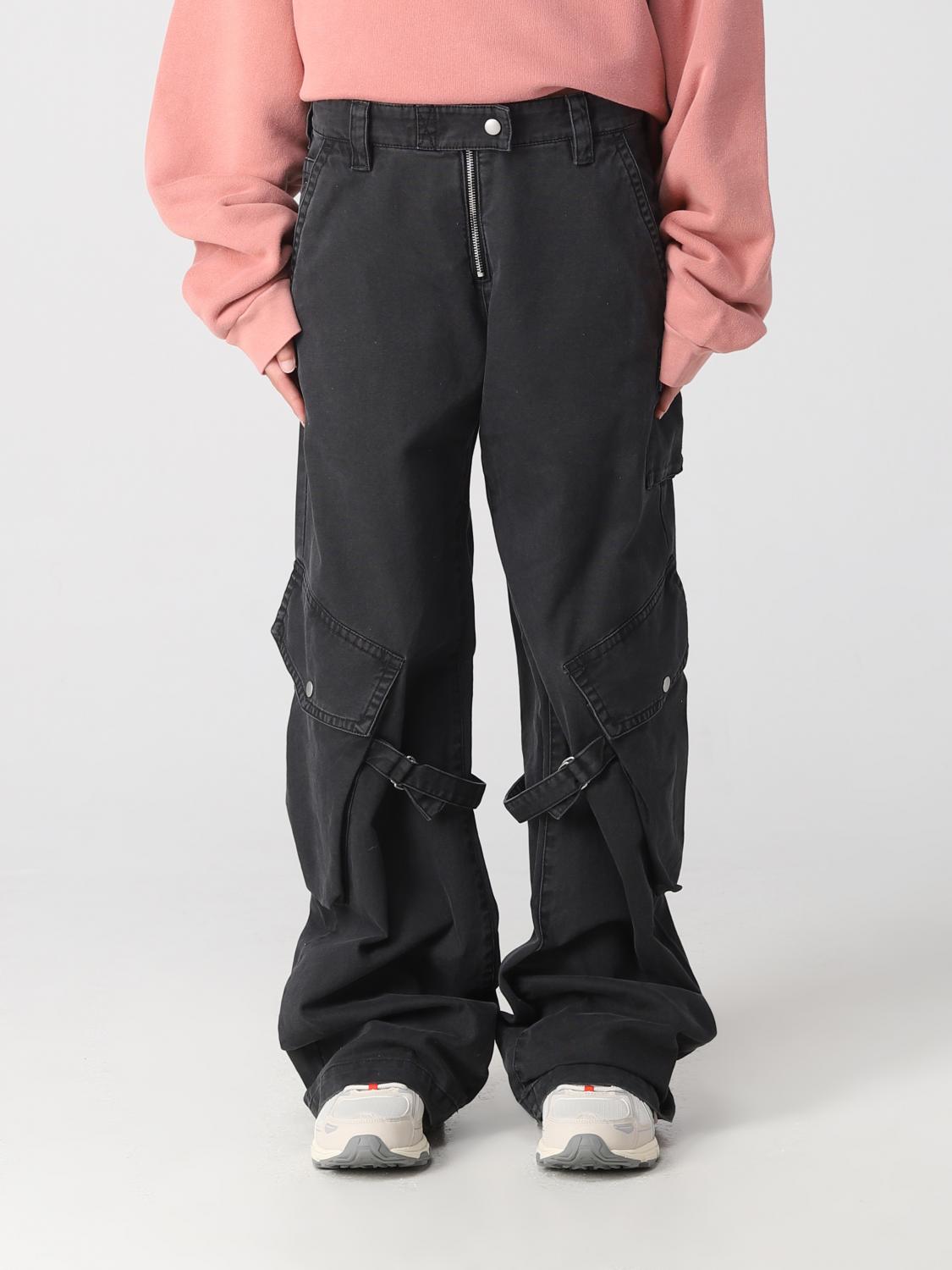 ACNE STUDIOS PANTALONI: Pantalone cargo Acne Studios in cotone, Nero - Img 1