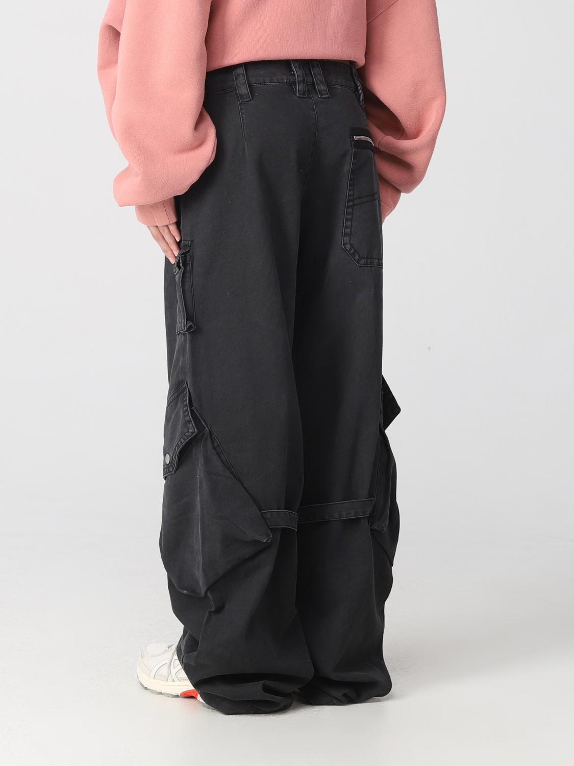 ACNE STUDIOS PANTALONI: Pantalone cargo Acne Studios in cotone, Nero - Img 3