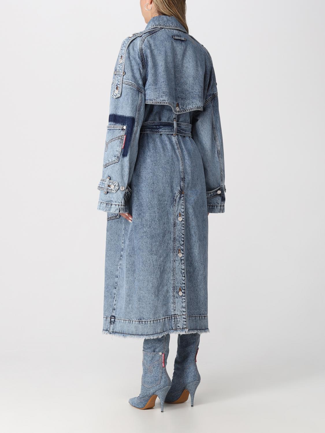 モスキーノジーンズ コート MOSCHINO JEANS：コート レディース - デニム | GIGLIO.COMオンライン