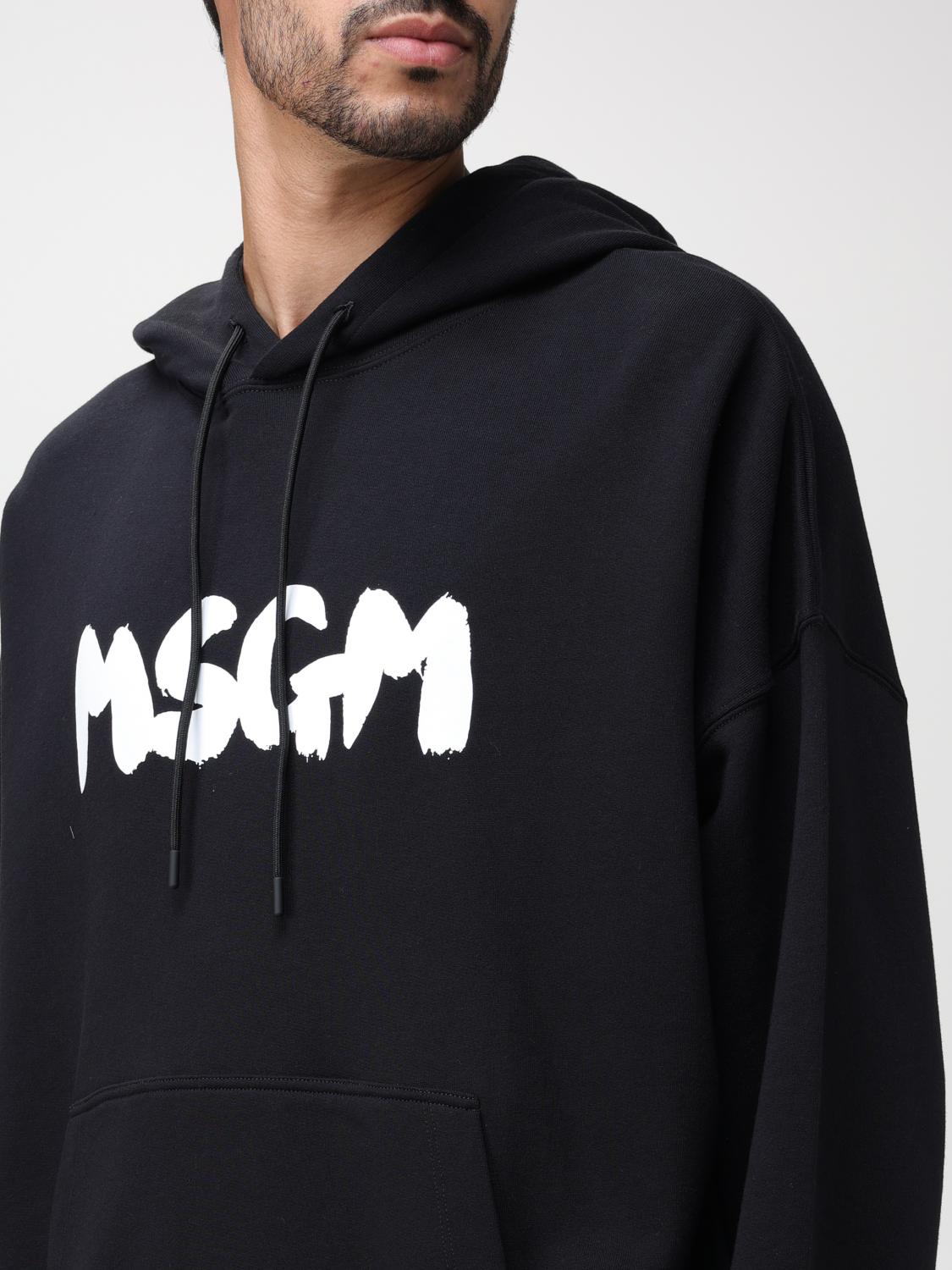 MSGM SWEATSHIRT: Pull homme MSGM, Noir - Img 4