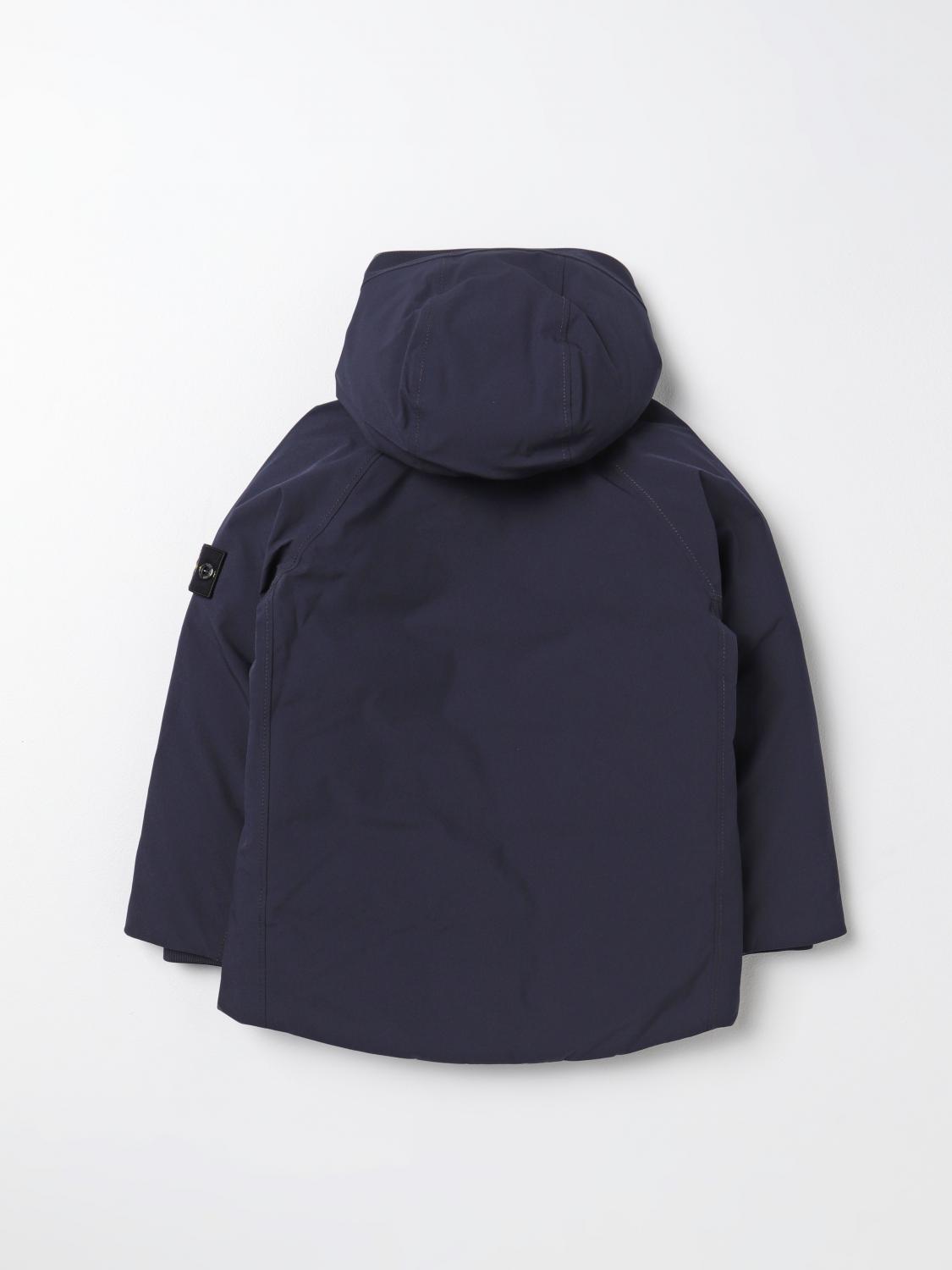 STONE ISLAND JUNIOR JACKET: Coat kids Stone Island Junior, Blue - Img 2