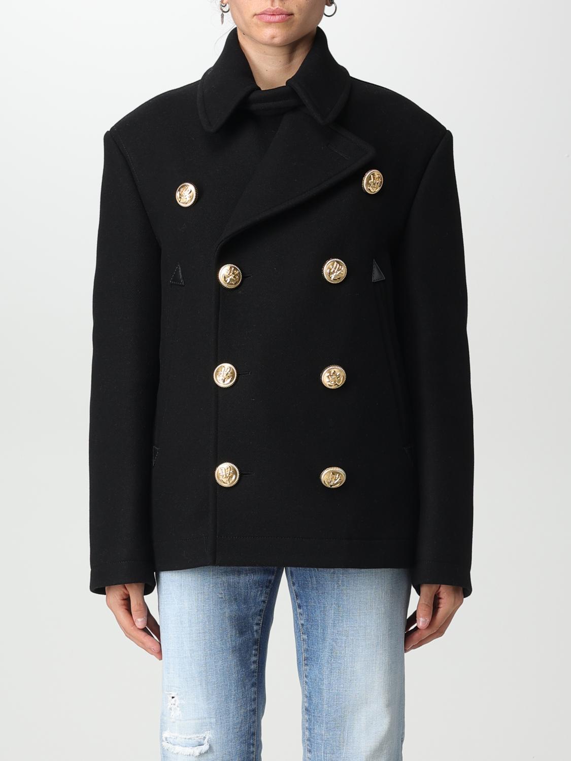 DSQUARED2 Manteau femme Noir Manteau Dsquared2 S75AM0996S78134 en ligne sur GIGLIO.COM