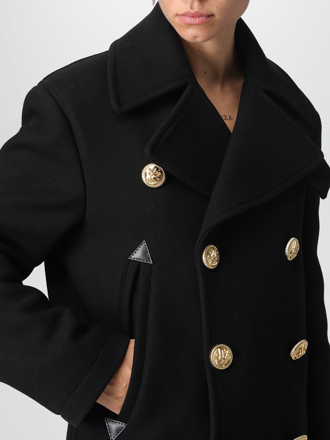 Dsquared2 コート レディース - ブラック | S75AM0996S78134 | GIGLIO.COM