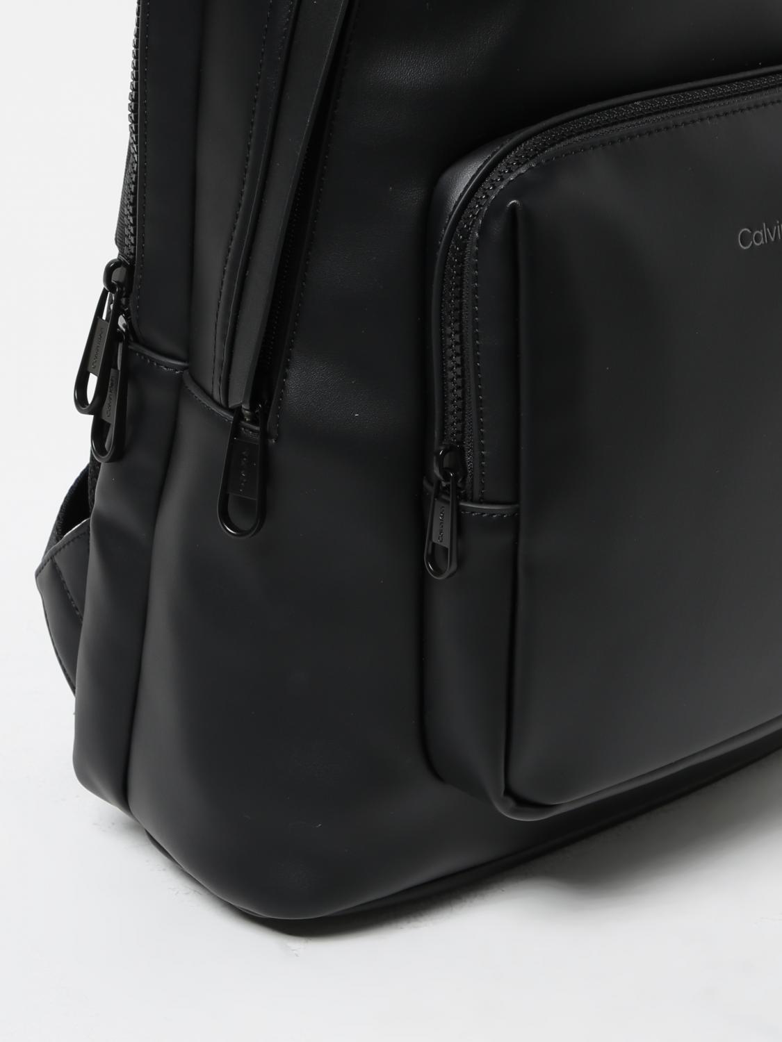 CALVIN KLEIN ZAINO: Zaino Calvin Klein in pelle sintetica, Nero - Img 3
