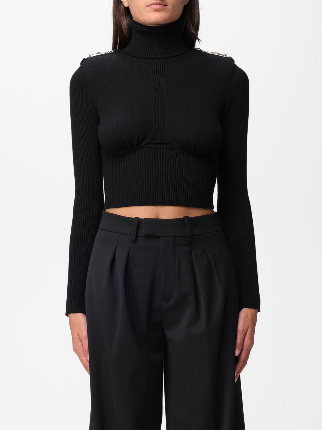 ELISABETTA FRANCHI: Sweater woman - Black | Elisabetta Franchi