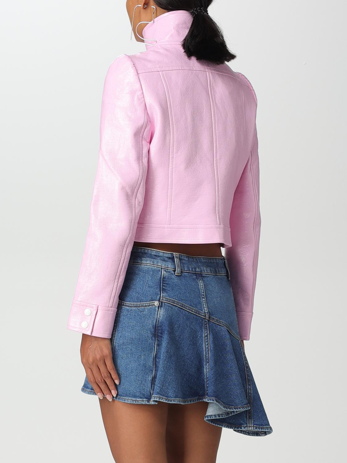 ♡*認様 Courreges Pink Leather Jacket archi Courrèges Jacket woman - Pink | 223CBL005VY0014 | GIGLIO.COM