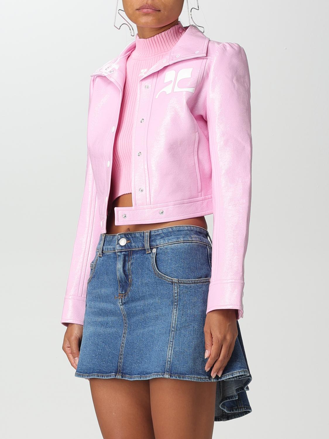 Courrèges Jacket woman - Pink | 223CBL005VY0014 | GIGLIO.COM