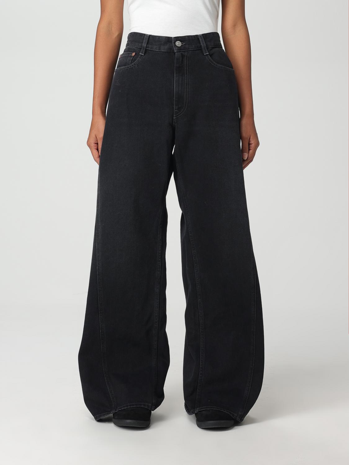 MM6 MAISON MARGIELA: Pants woman - Black | Mm6 Maison Margiela