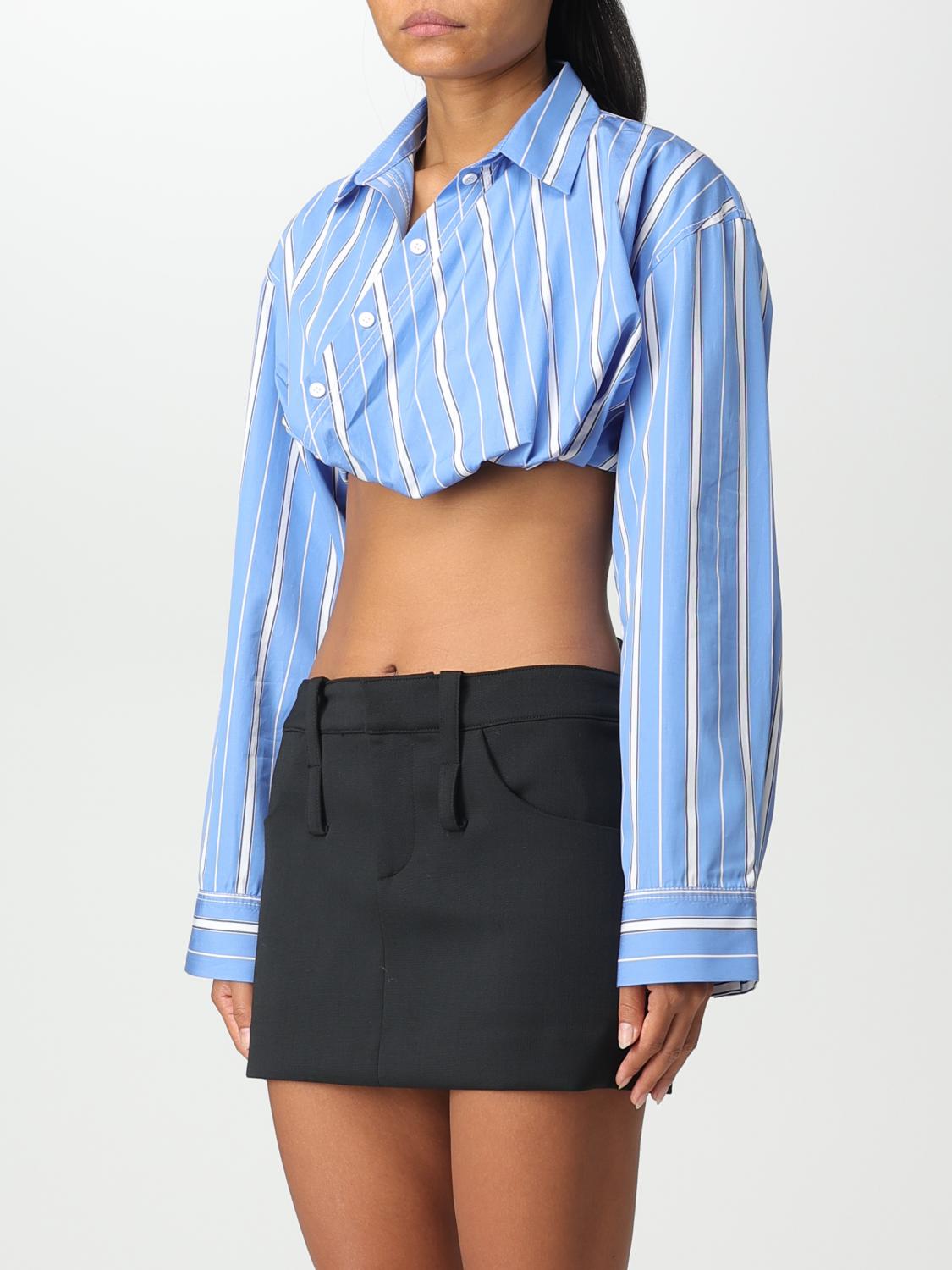 ✨美品✨JACQUEMUS オフショルダー トップス S Jacquemus Shirt woman - Blue | 233SH0421453 | GIGLIO.COM