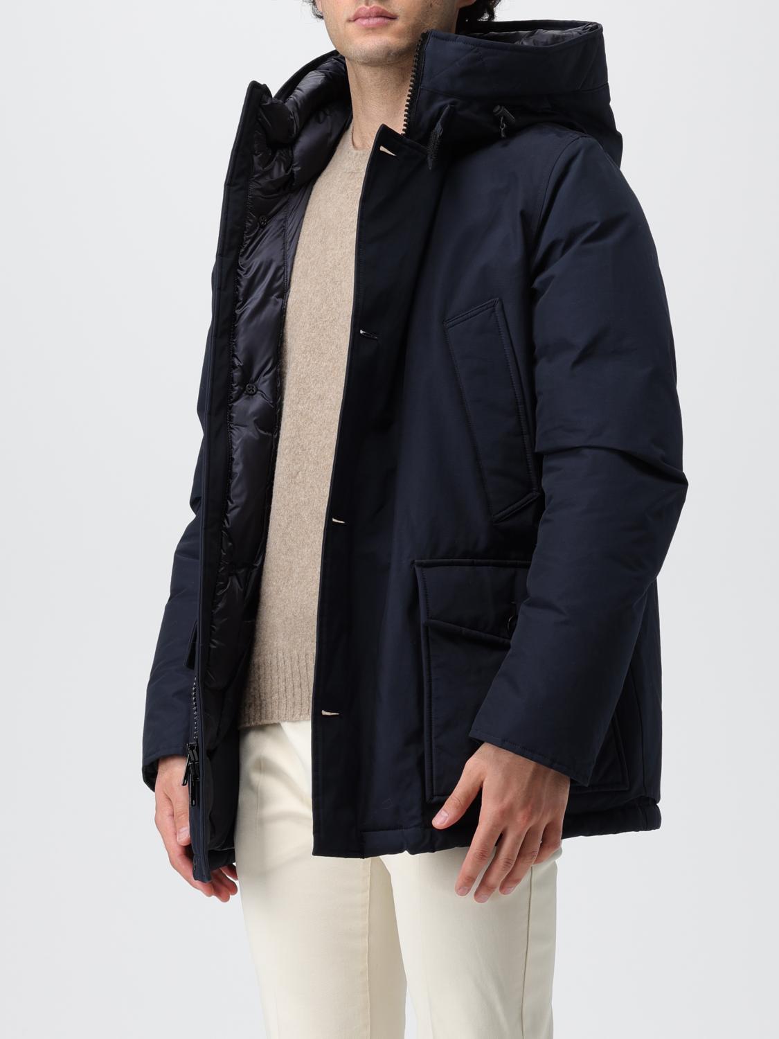 WOOLRICH 재킷: 코트 남성 Woolrich, 블루 - Img 3