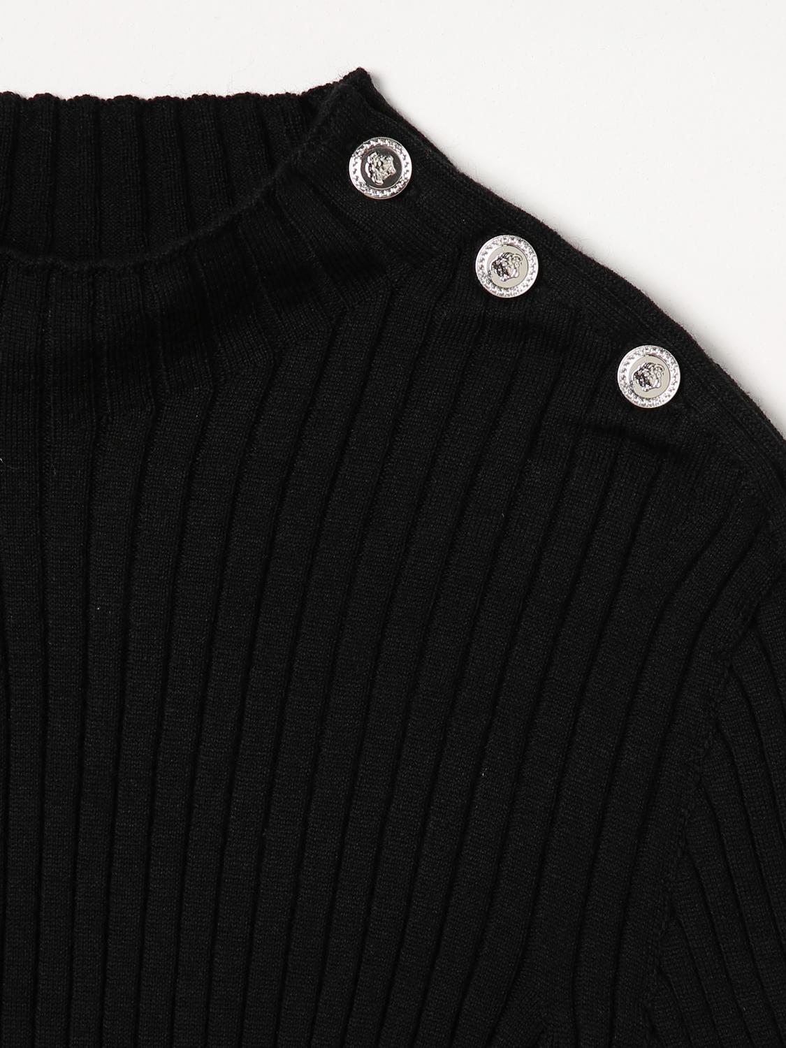 VERSACE PULLOVER: Pullover kinder Versace Young, Schwarz - Img 3