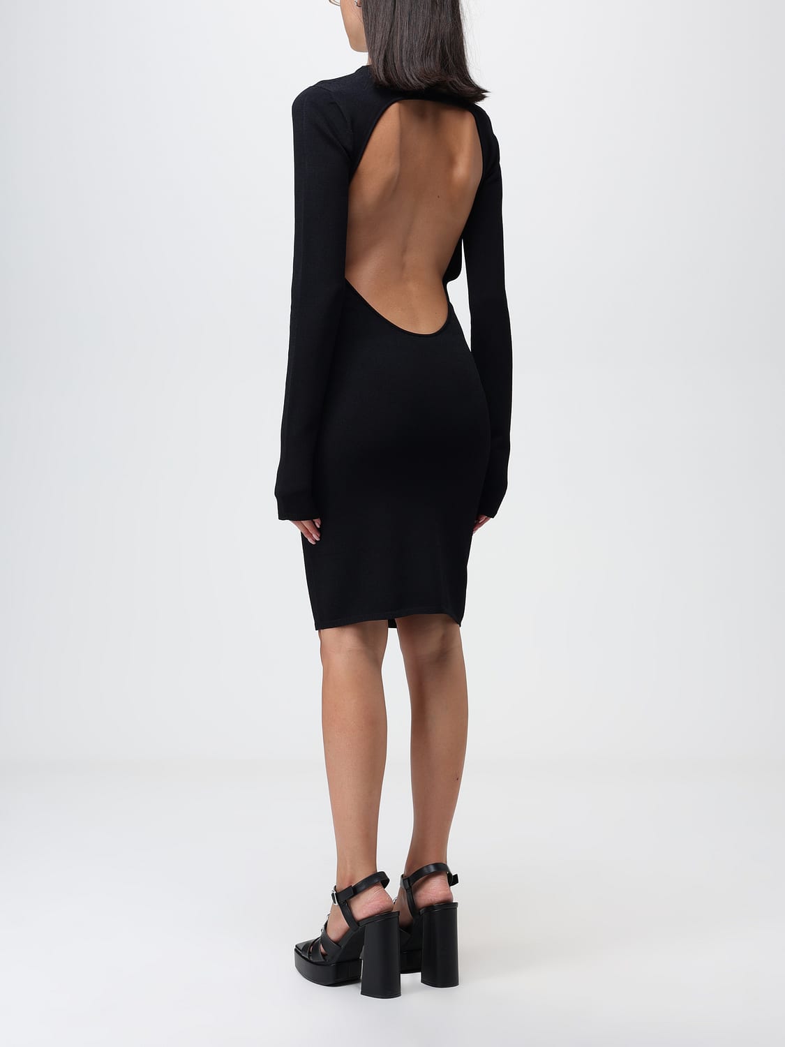 DSQUARED2 ABITO: Abito Dsquared2 in viscosa, Nero - Img 2