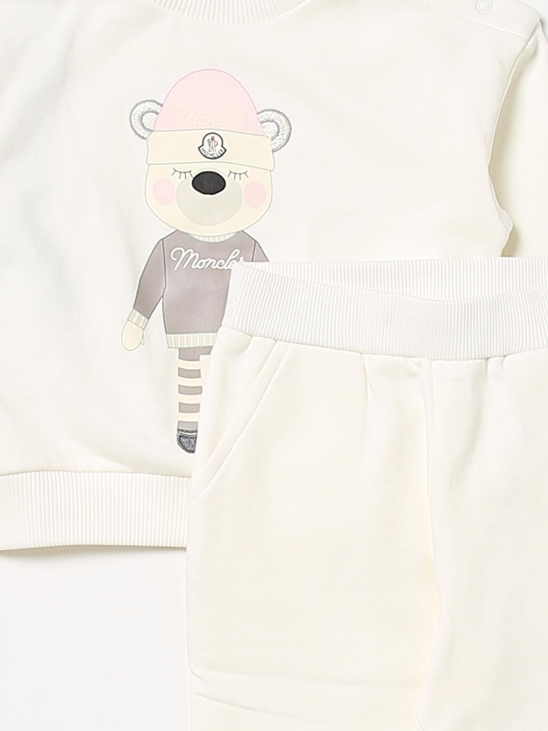 MONCLER JUMPSUIT: Romper kids Moncler, Natural - Img 3