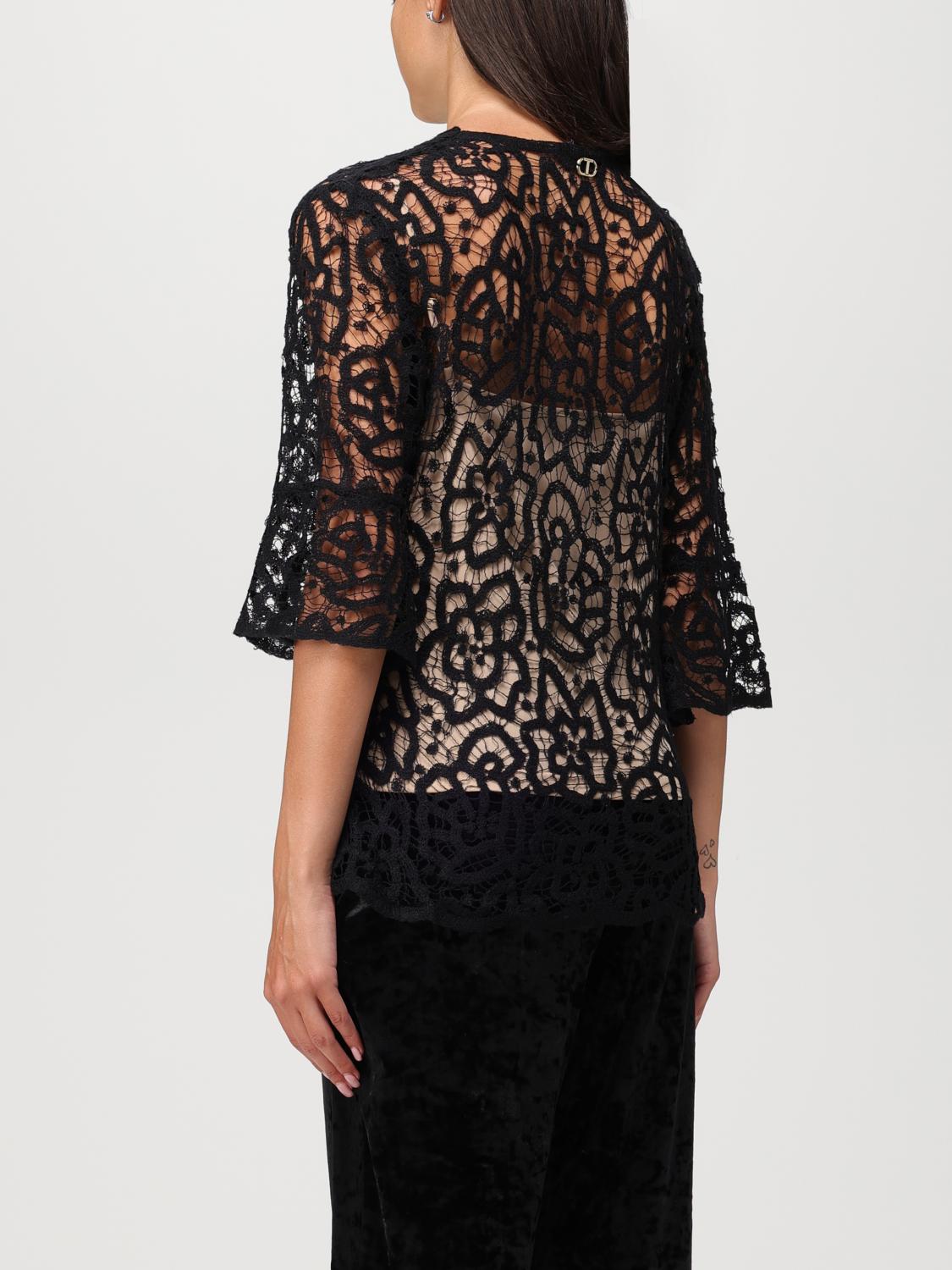 TWINSET PULLOVER: Pullover damen Twinset, Schwarz - Img 2