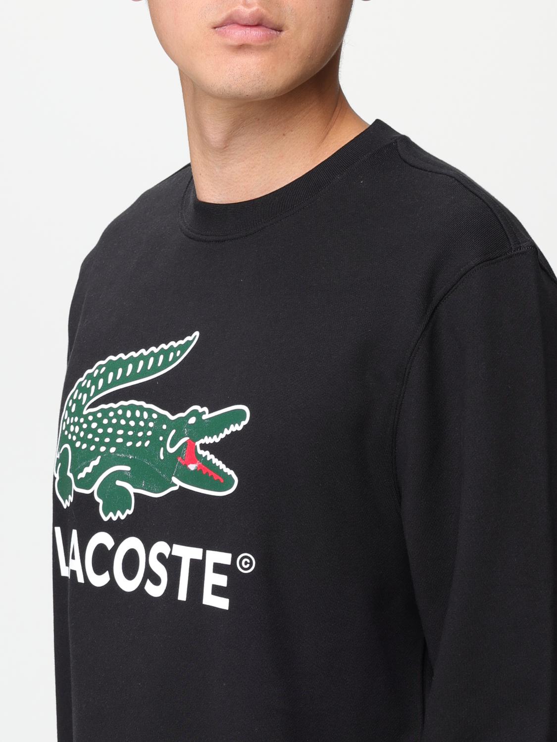 LACOSTE SWEATSHIRT: Sweater men Lacoste, Black - Img 3