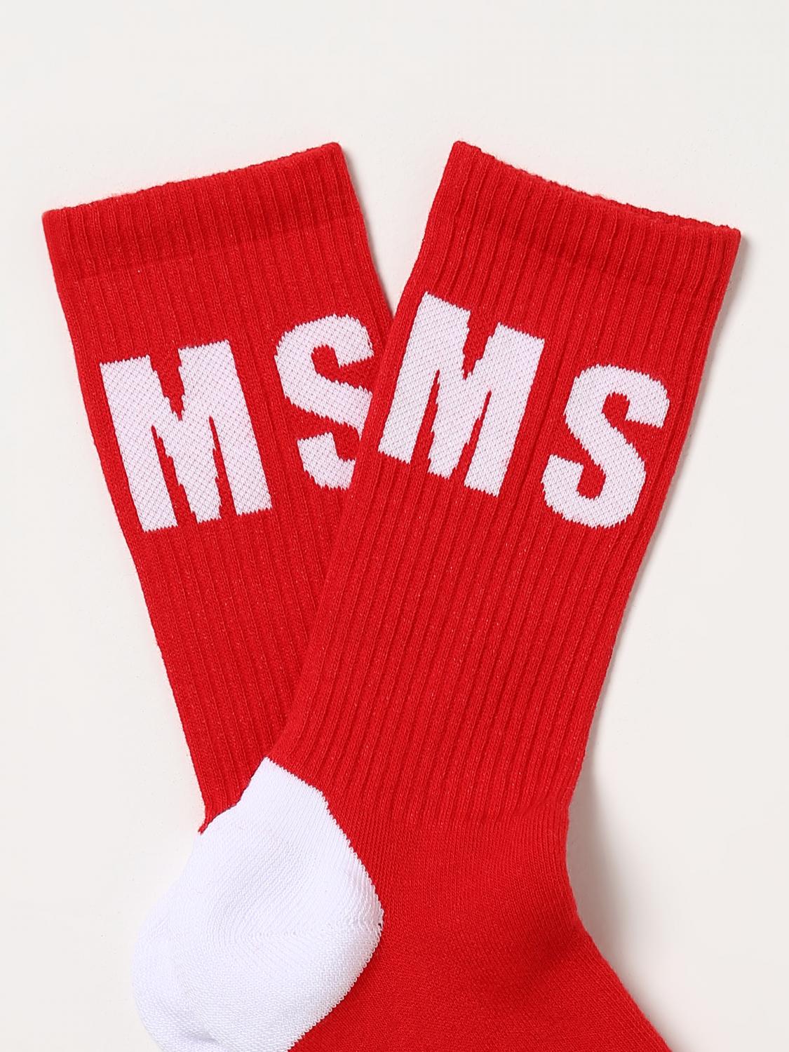 MSGM CALCETINES: Calcetines hombre MSGM, Rojo - Img 2