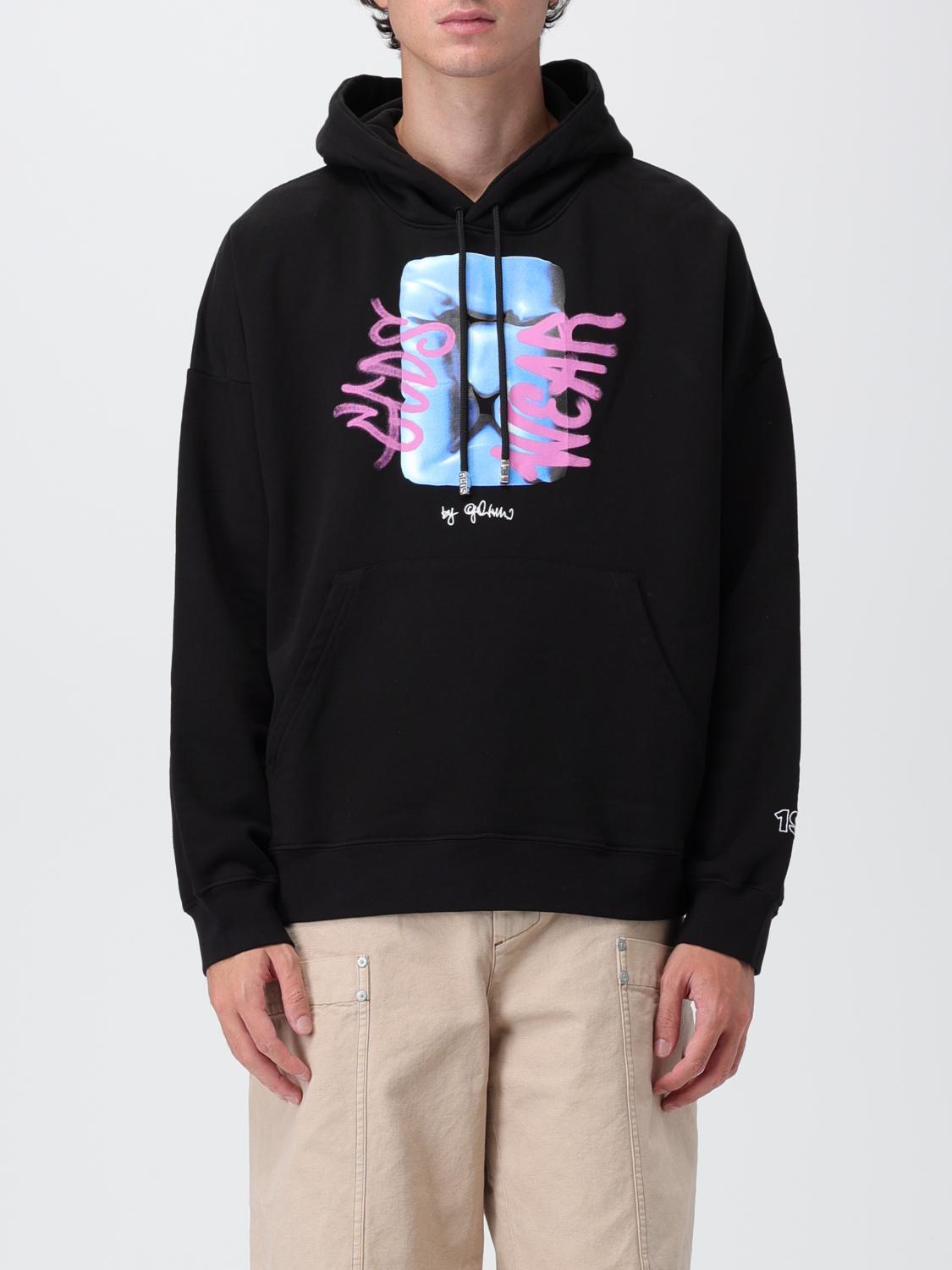 GCDS SWEATSHIRT: Pull homme GCDS, Noir - Img 1