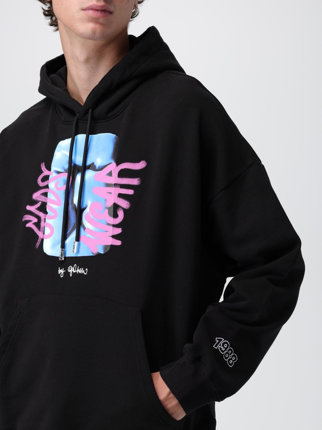 GCDS SWEATSHIRT: Pull homme GCDS, Noir - Img 4