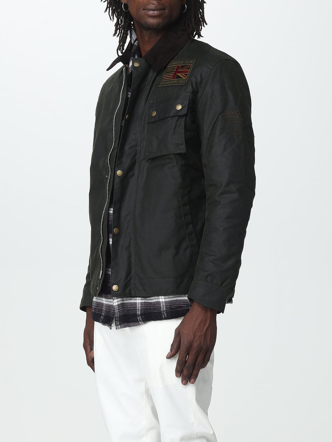 BARBOUR JACKET: Coat men Barbour, Green - Img 3
