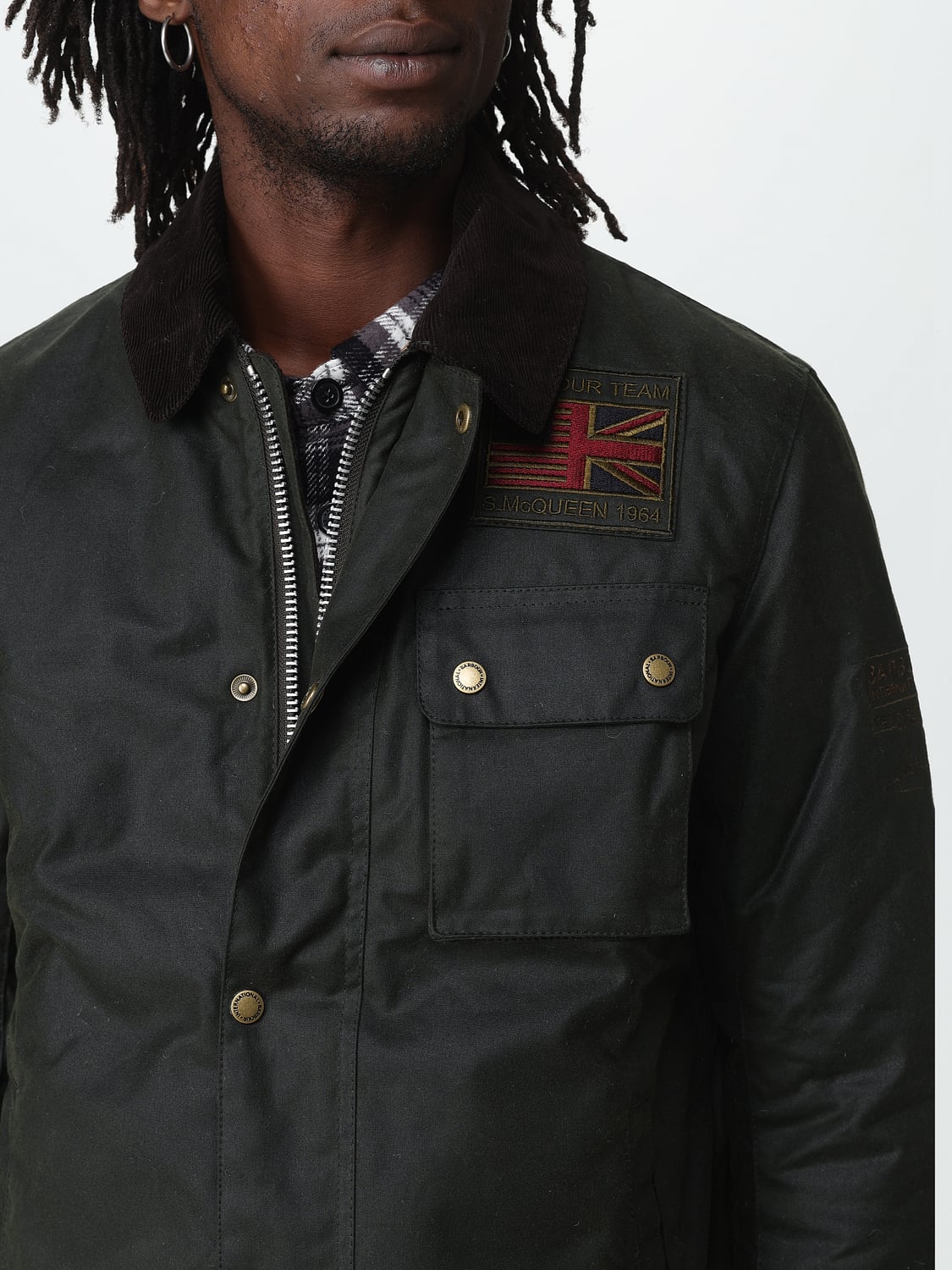 BARBOUR JACKET: Coat men Barbour, Green - Img 4
