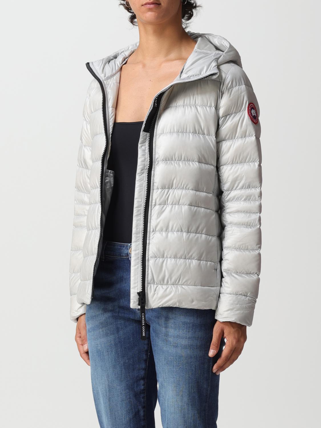 CANADA GOOSE JACKET: Jacket woman Canada Goose, Silver - Img 3