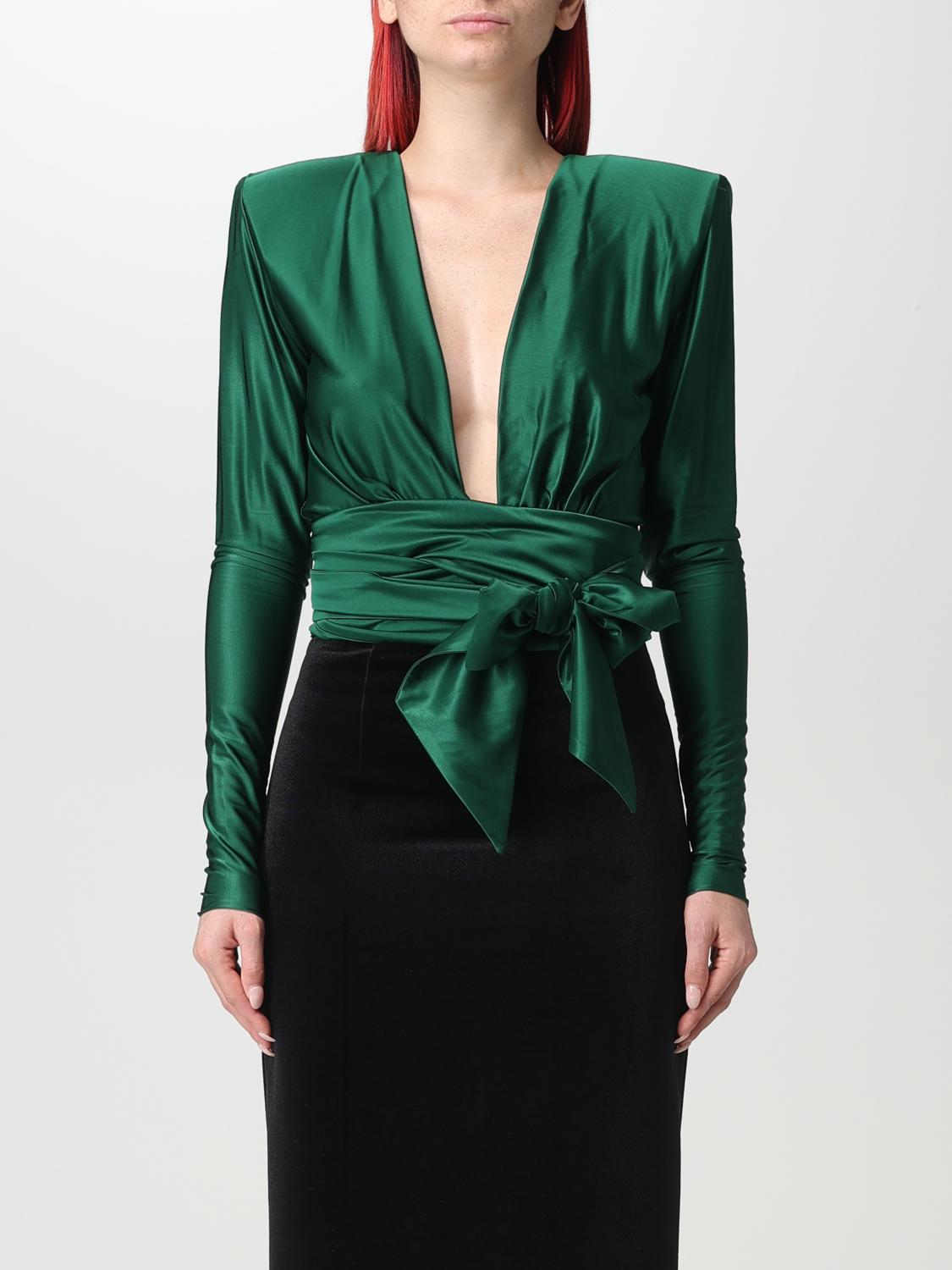 ALEXANDRE VAUTHIER TOP: Top woman Alexandre Vauthier, Green - Img 1