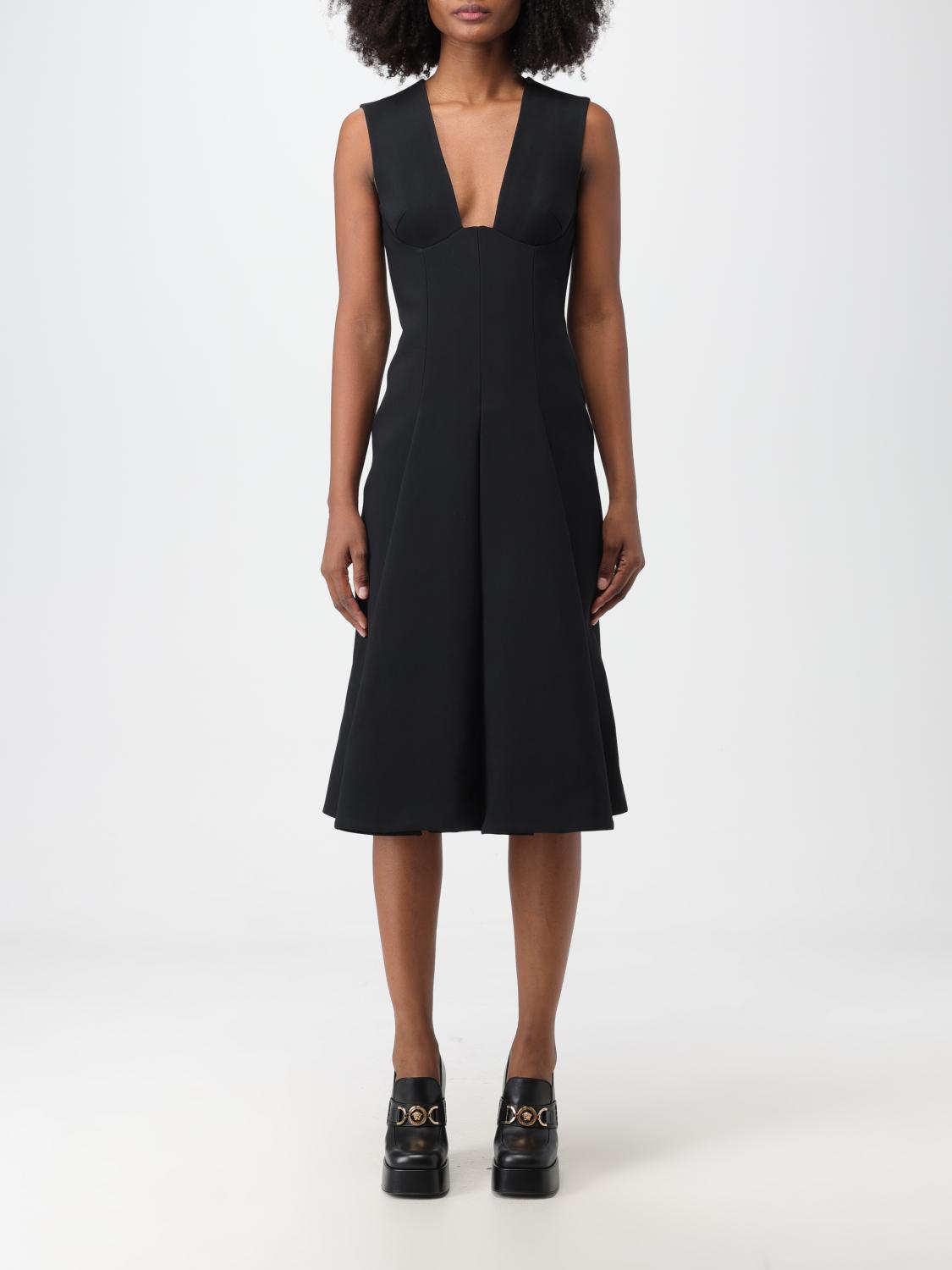 VERSACE VESTIDO: Vestido mujer Versace, Negro - Img 1