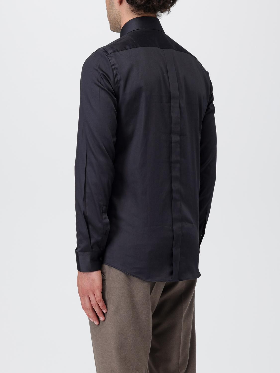 BOSS CAMICIA: Camicia Boss in satin di cotone, Nero - Img 2