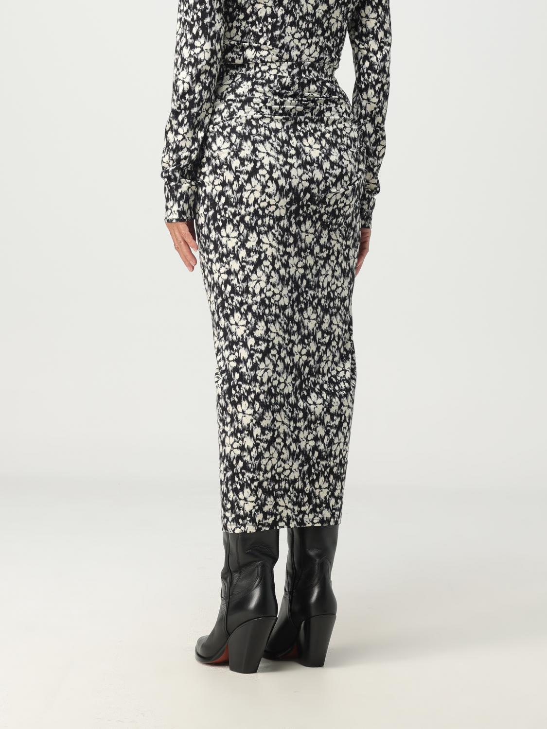 ISABEL MARANT ETOILE GONNA: Gonna Jeldia Isabel Marant Etoile in viscosa stretch, Nero - Img 3