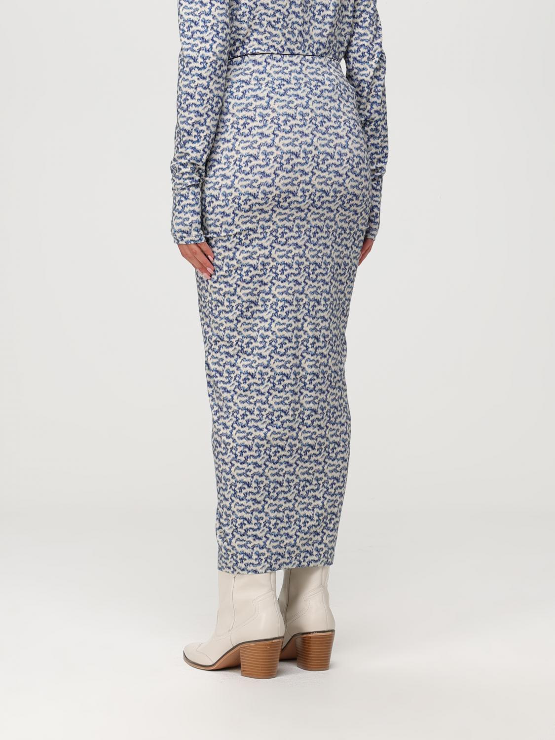 ISABEL MARANT ETOILE FALDA: Falda mujer Isabel Marant Etoile, Azul Oscuro - Img 3