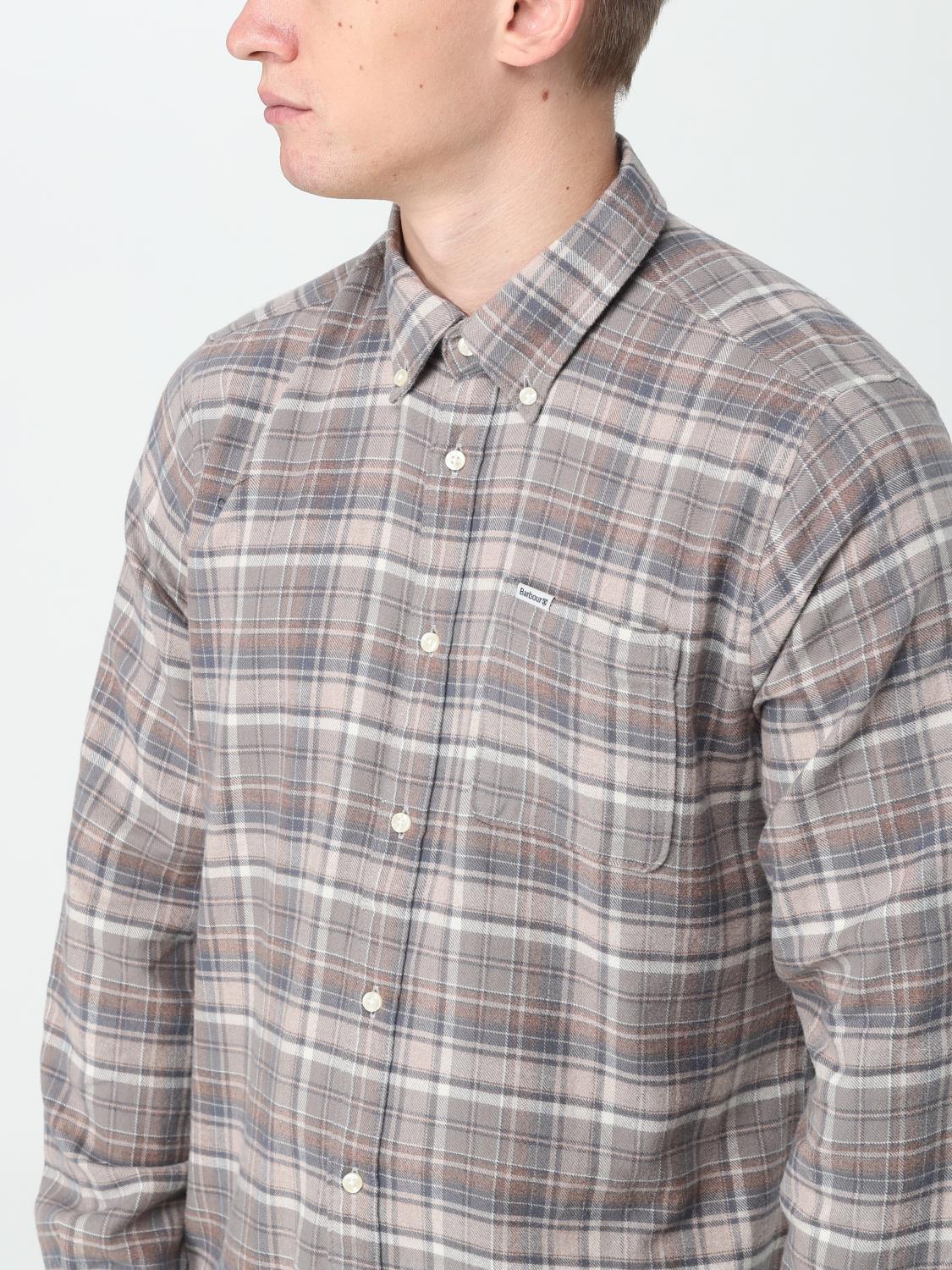 BARBOUR CAMISA: Camisa hombre Barbour, Beige - Img 3