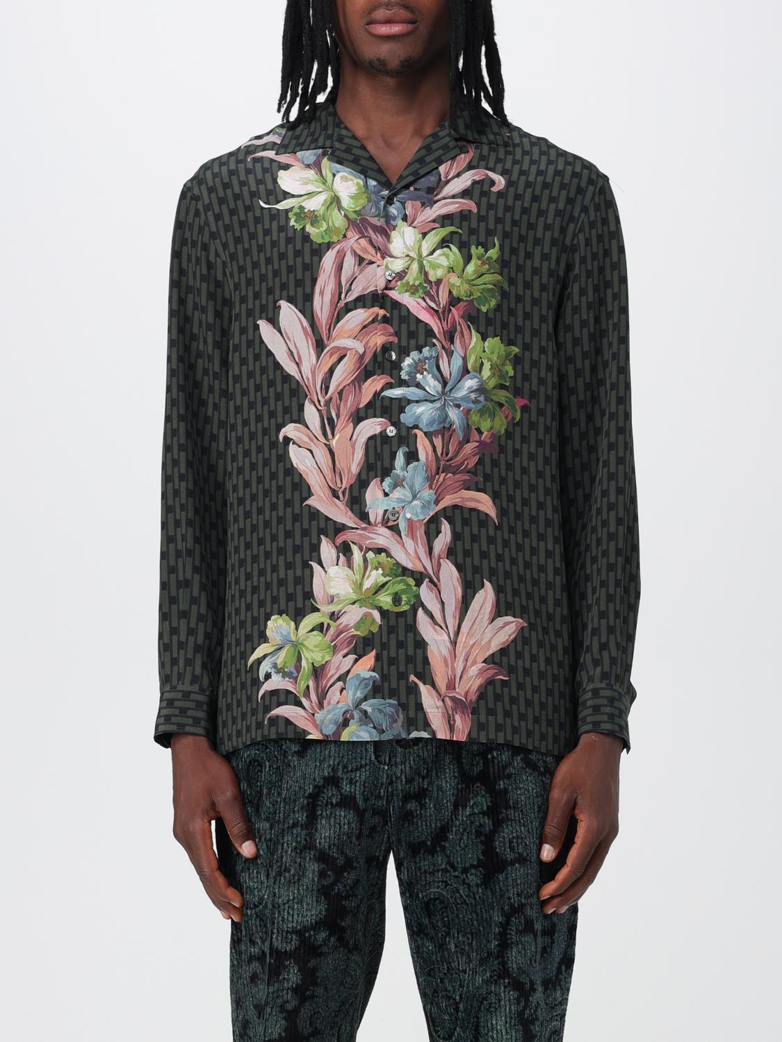 ETRO CAMISA: Camisa hombre Etro, Verde - Img 1