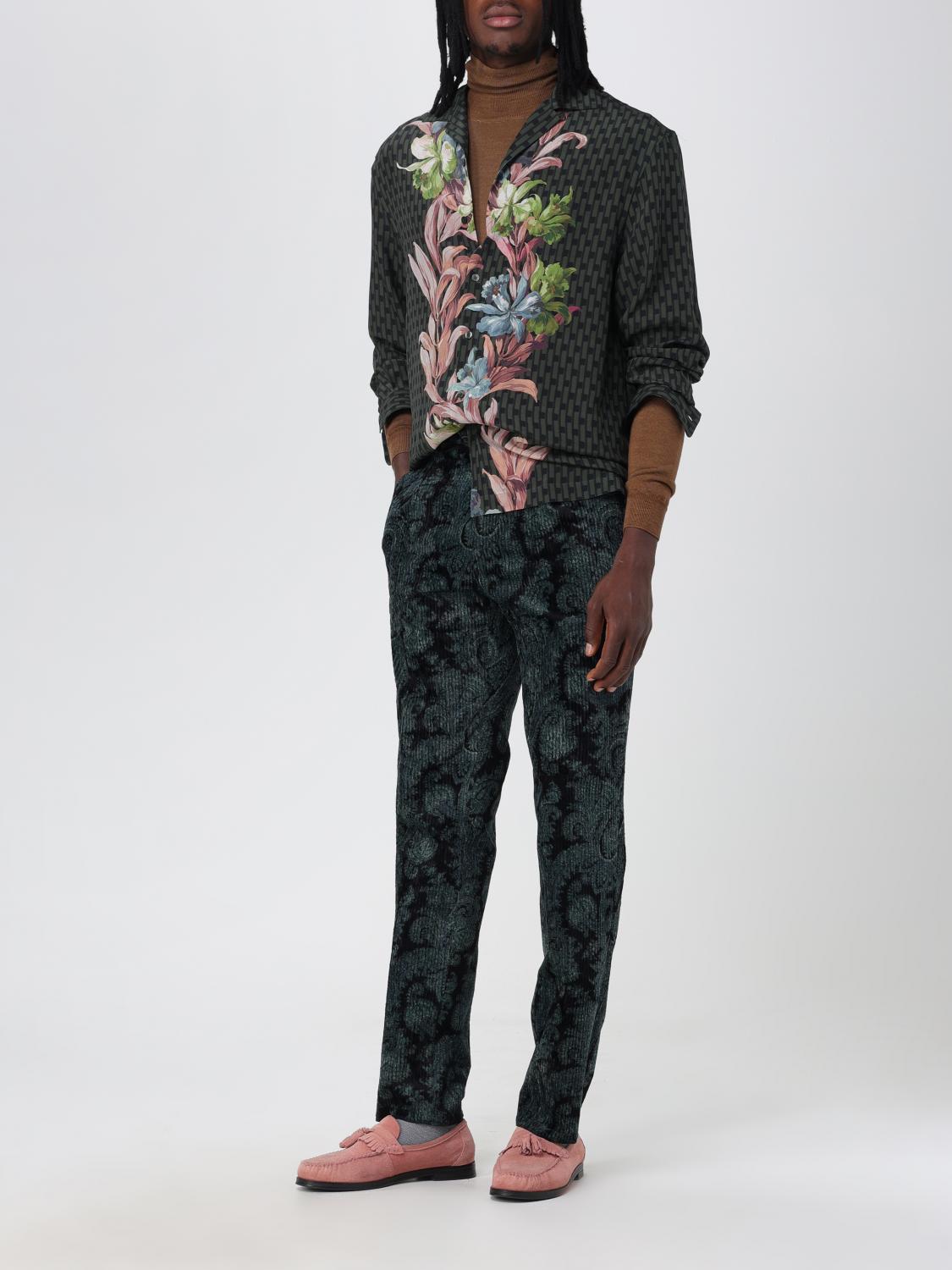 ETRO CAMISA: Camisa hombre Etro, Verde - Img 2