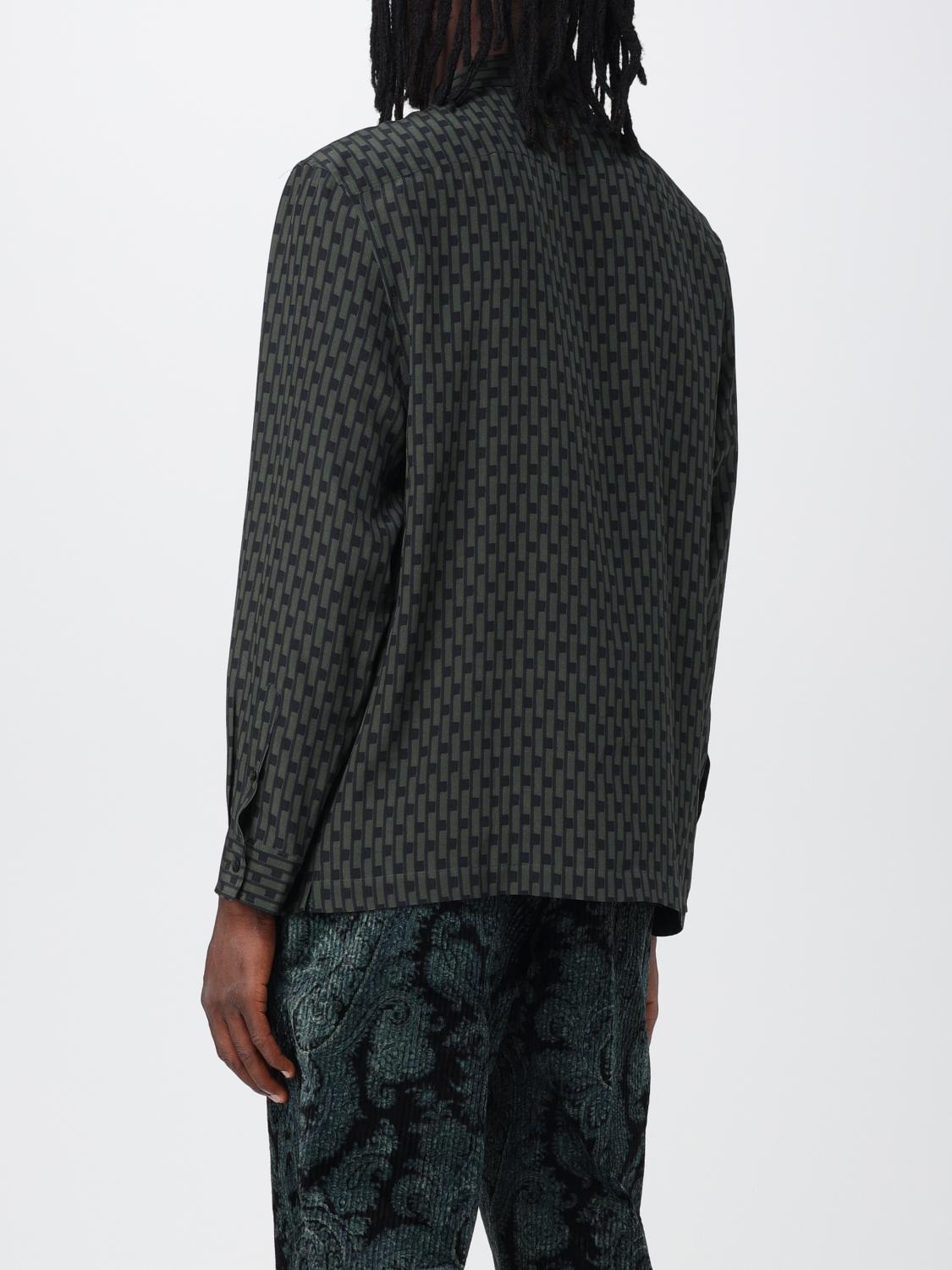 ETRO CAMISA: Camisa hombre Etro, Verde - Img 3
