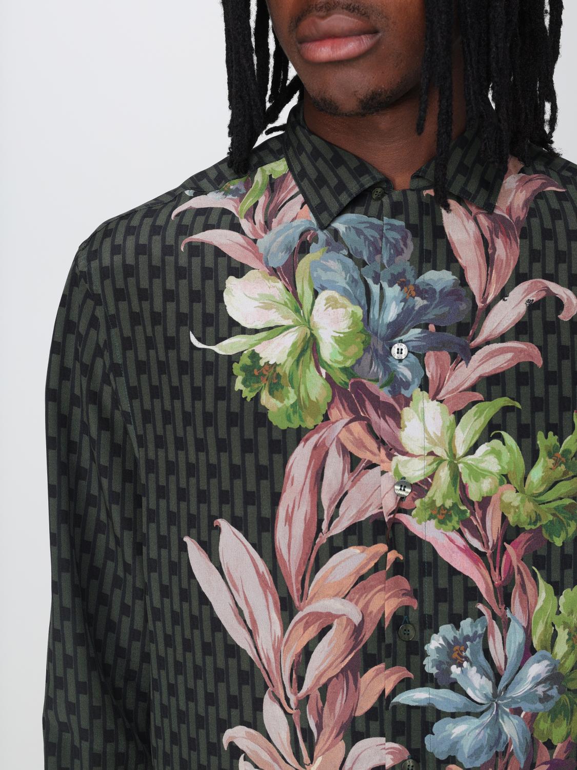 ETRO CAMISA: Camisa hombre Etro, Verde - Img 5
