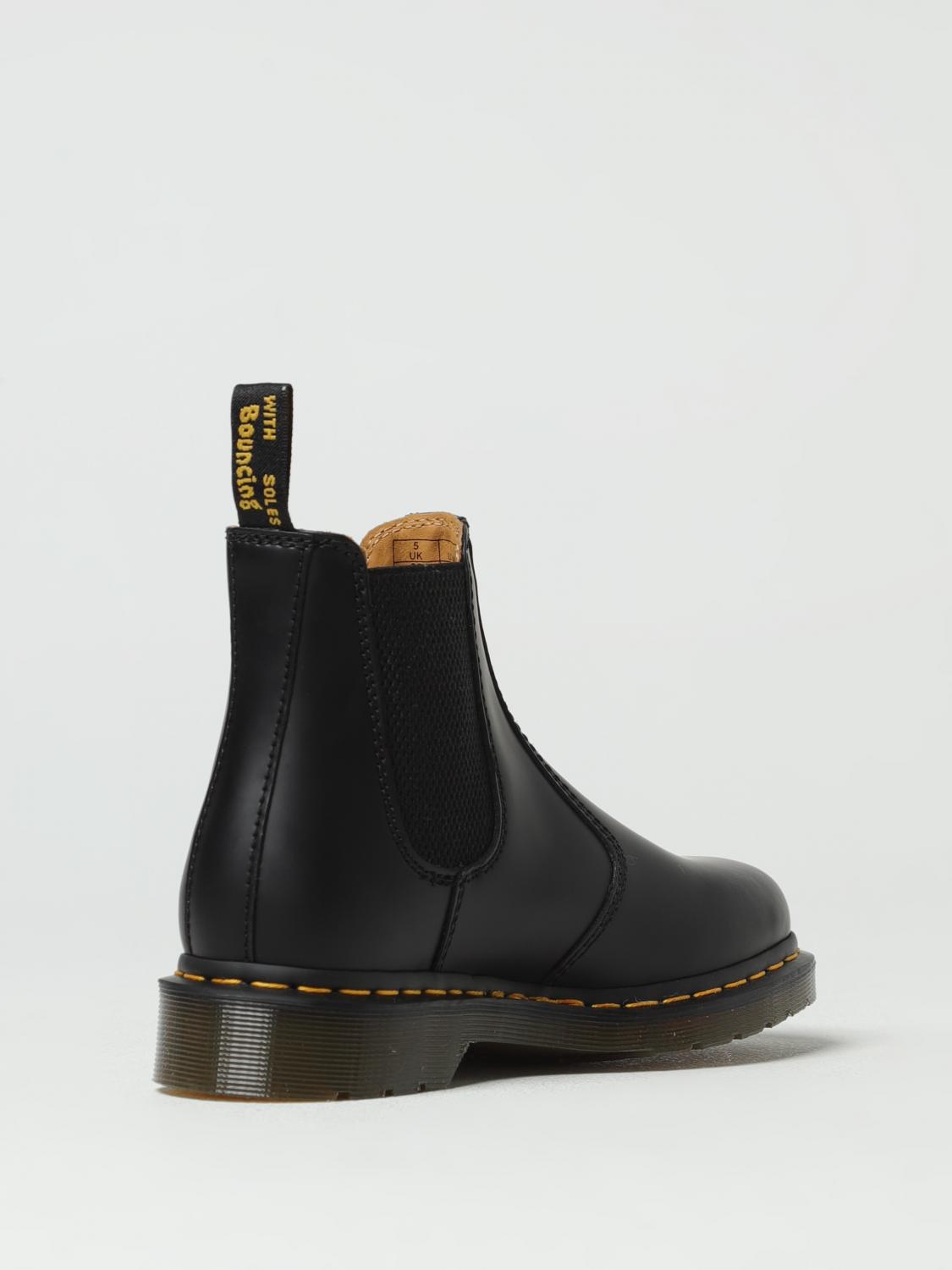 DR. MARTENS: Flat ankle boots woman - Black | Dr. Martens flat