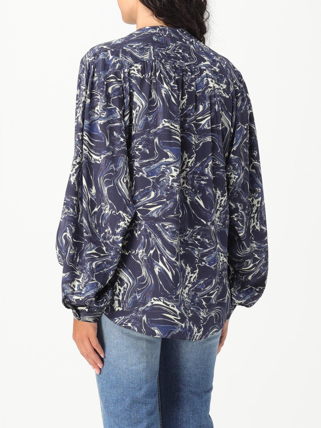 ISABEL MARANT: silk blouse - Blue | Isabel Marant top