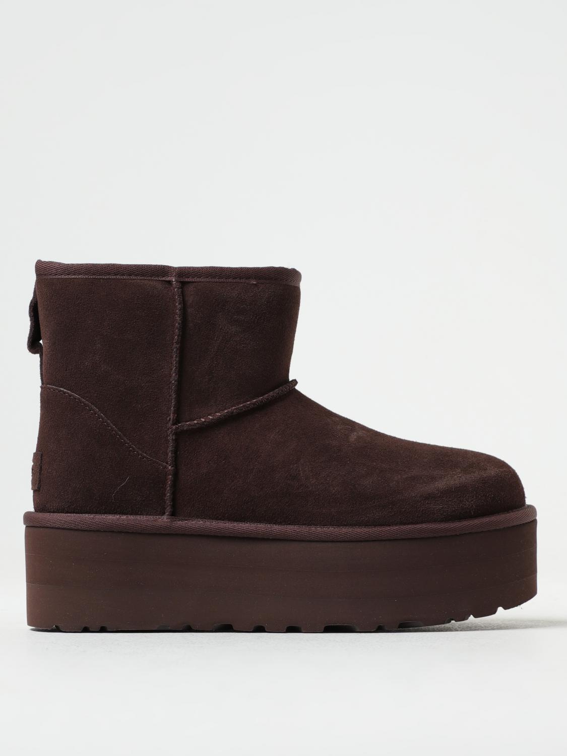 UGG FLACHE STIEFELETTEN: Schuhe damen UGG, Braun - Img 1