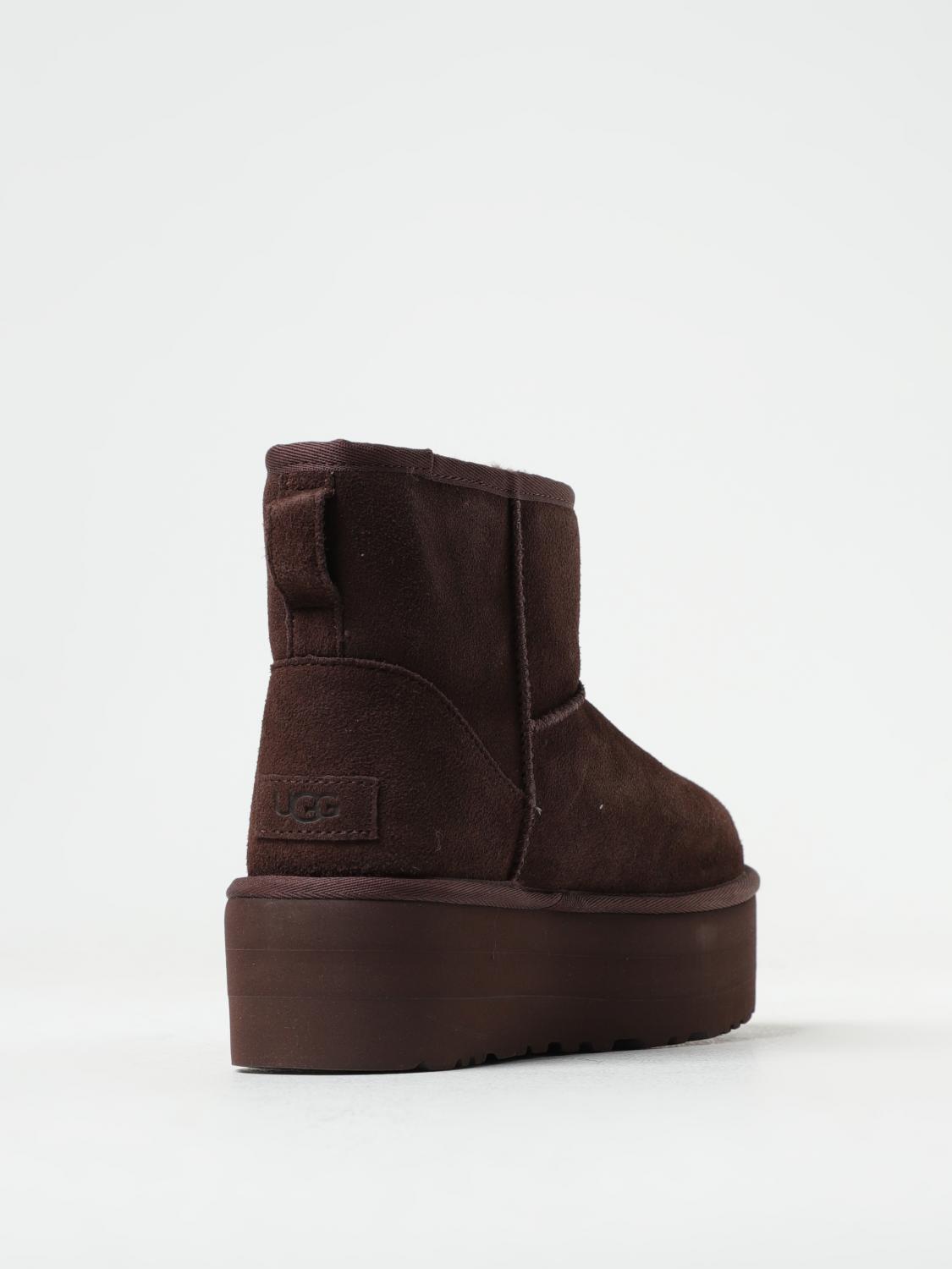 UGG FLACHE STIEFELETTEN: Schuhe damen UGG, Braun - Img 3