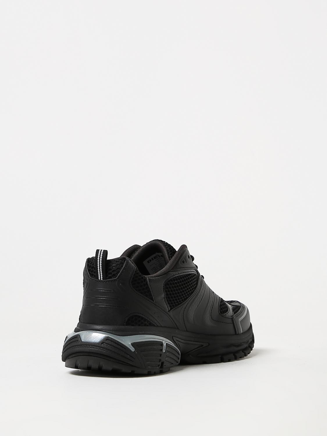DIESEL SNEAKERS: Diesel S-Serendipity Pro X-1 sneakers in synthetic leather and mesh, Black - Img 3