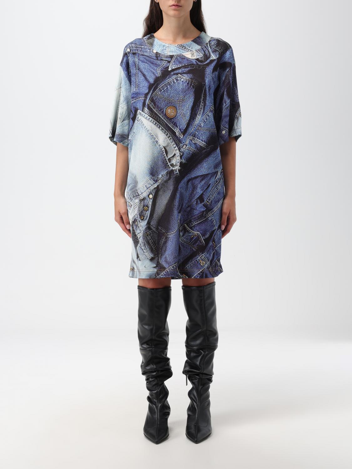 cotton and linen dresses Red Simple Loose V-neck and Dress – SooLinen Rihanna sizzles in blue Size:US 16P fitted at the waist