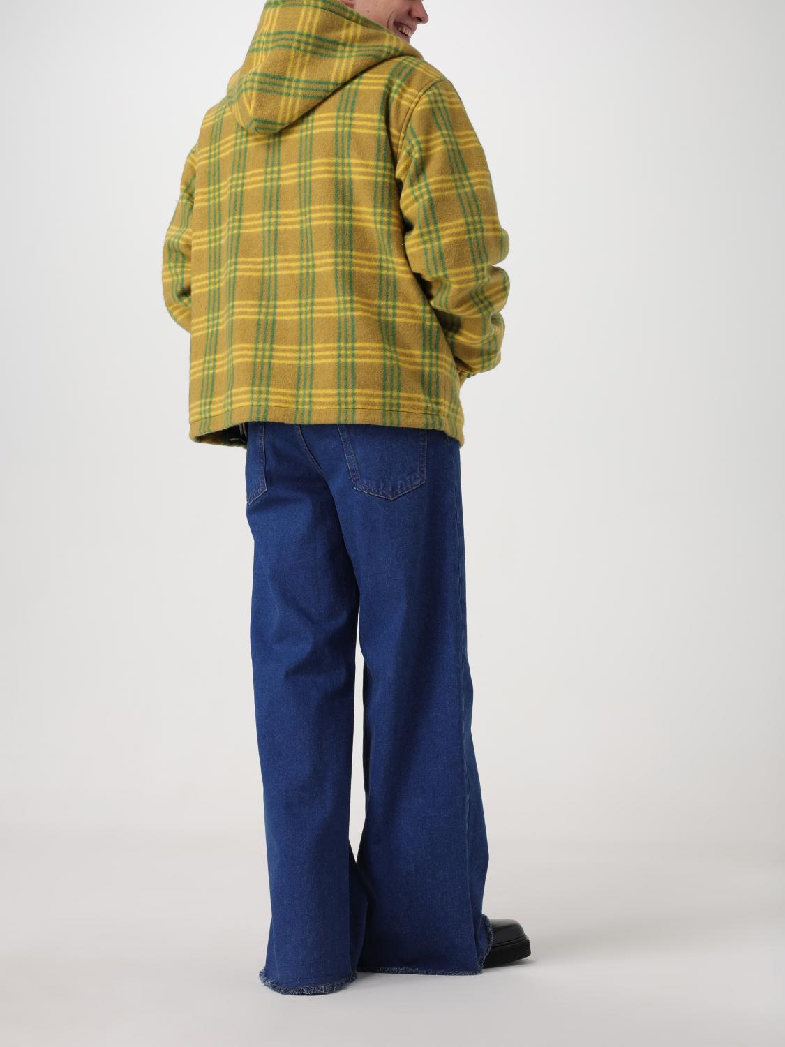 【MARNI】2023aw Yellow Check-jacket Canoe Club | Marni Checked Wool Jacket | Yellow