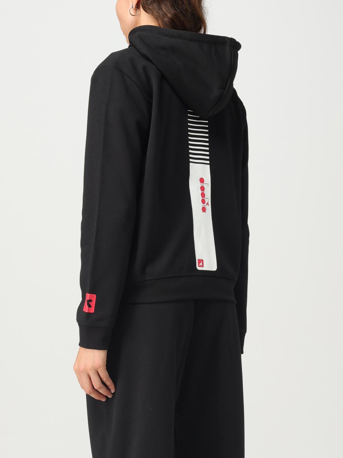 DIADORA SUDADERA: Jersey mujer Diadora, Negro - Img 2