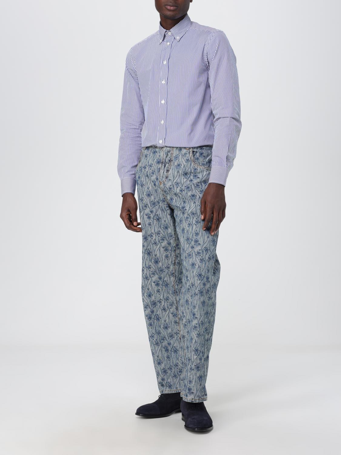 ETRO CAMICIA: Camicia Etro in popeline a righe, Blue - Img 2