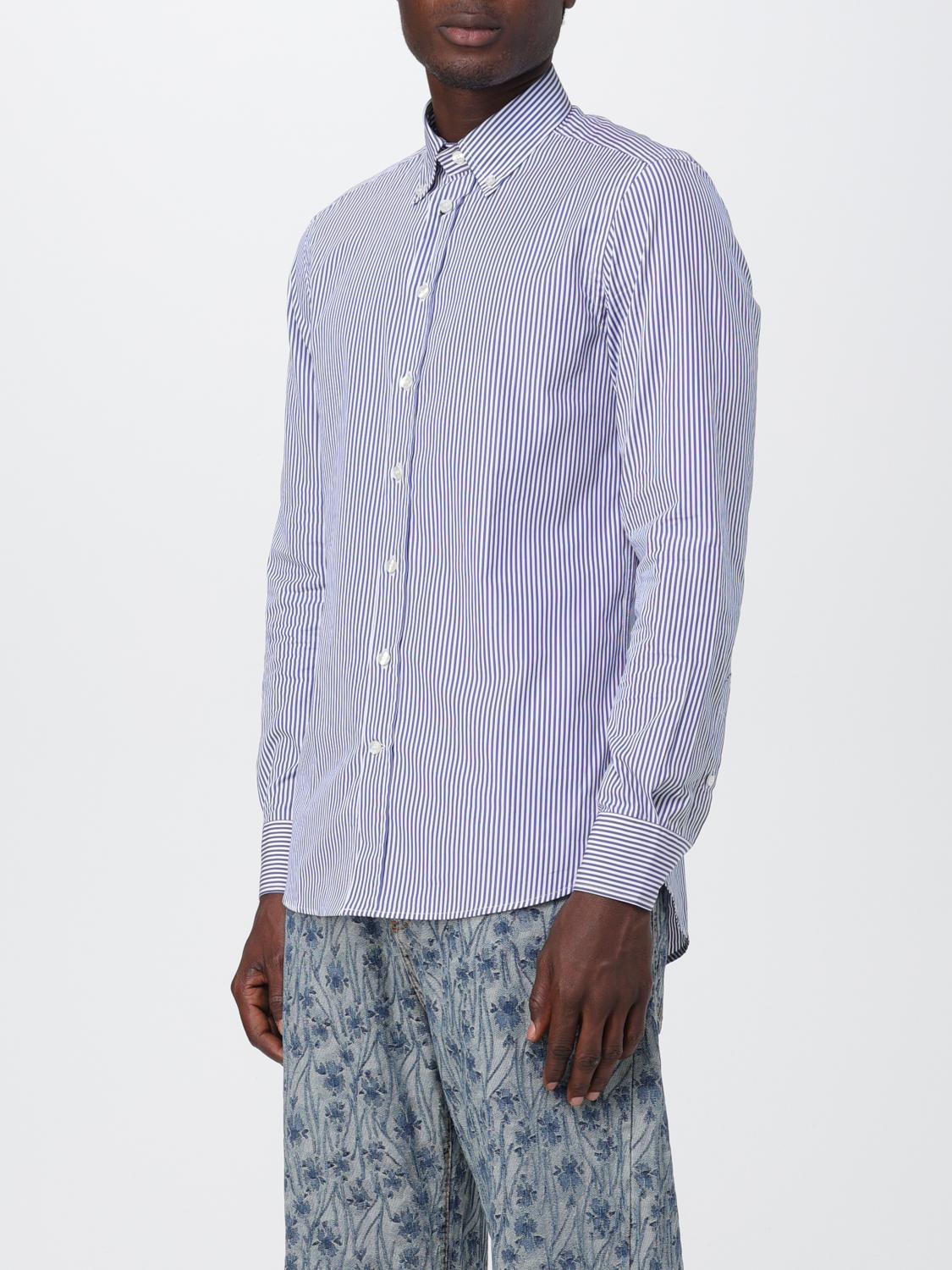 ETRO CAMICIA: Camicia Etro in popeline a righe, Blue - Img 4