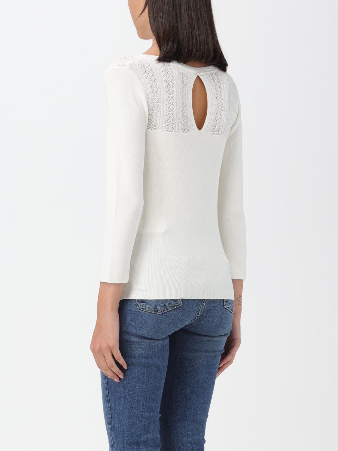 LIU JO PULLOVER: Pullover damen Liu Jo, Weiß - Img 2